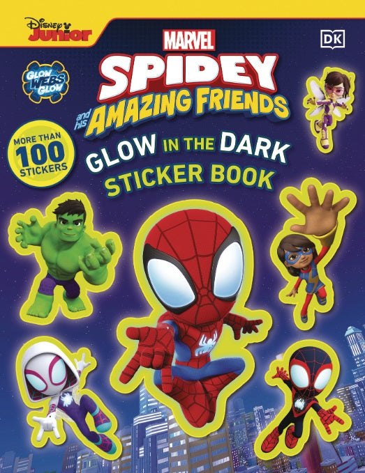Marvel Spidey and his Amazing Friends Glow Sticker Book